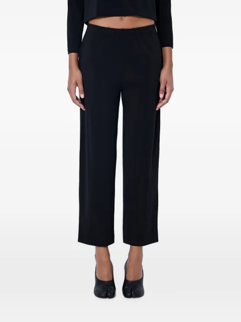 Issey Miyake elasticated-waist straight-leg trousers Black IM66JF719
