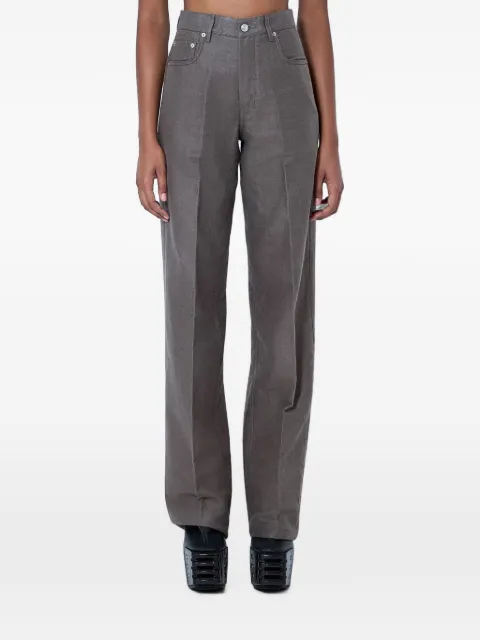 Rick Owens straight-leg five-pocket trousers Grey RP02F5350MOR