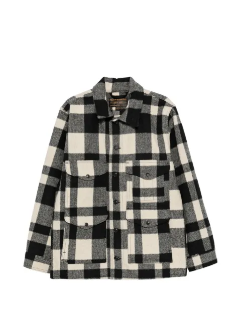 Filson check-pattern button-up jacket White FMCPS0015W0253