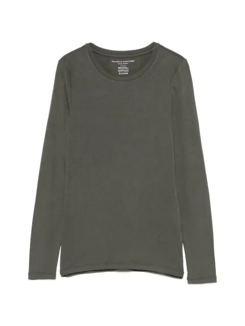 Majestic Filatures Ally long-sleeve T-shirt Green M001FTS008