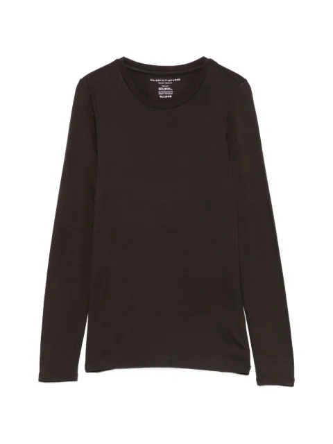 Majestic Filatures Ally long-sleeve T-shirt Brown M001FTS008