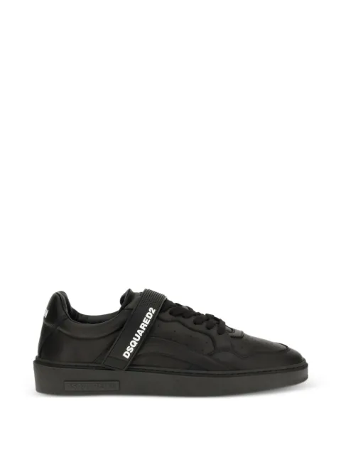 DSQUARED2 touch-strap logo-print sneakers Black SNM049601504118