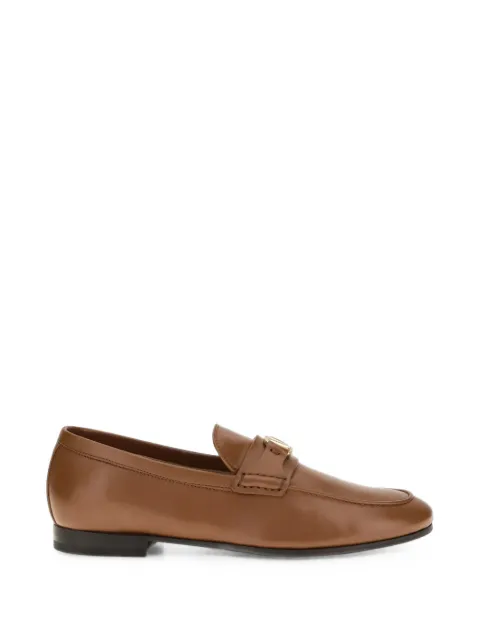 Valentino Garavani VLogo Signature leather loafers Brown WS0QD5EJC