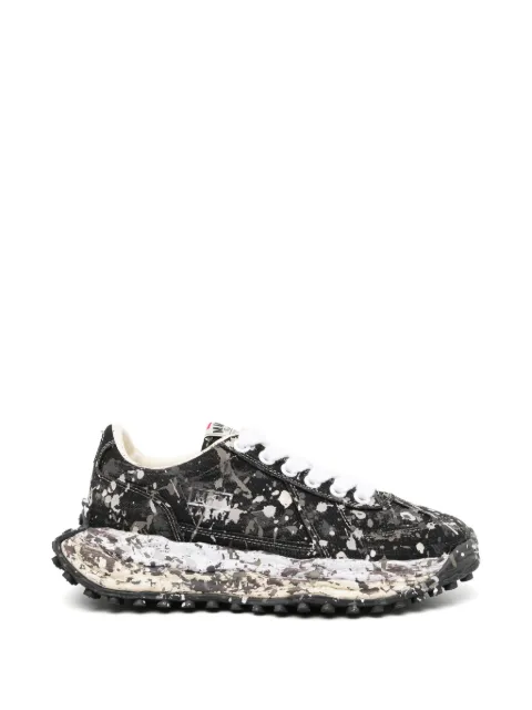Maison MIHARA YASUHIRO paint-splatter sneakers Black A17FW718
