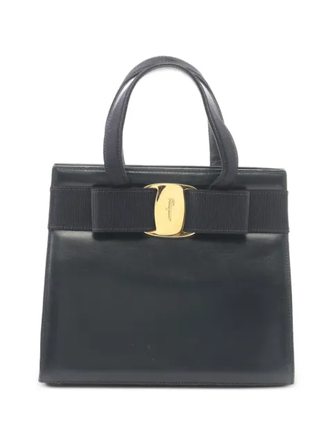 Ferragamo Pre-Owned 2000s Vara ribbon handbag Blue 1092844