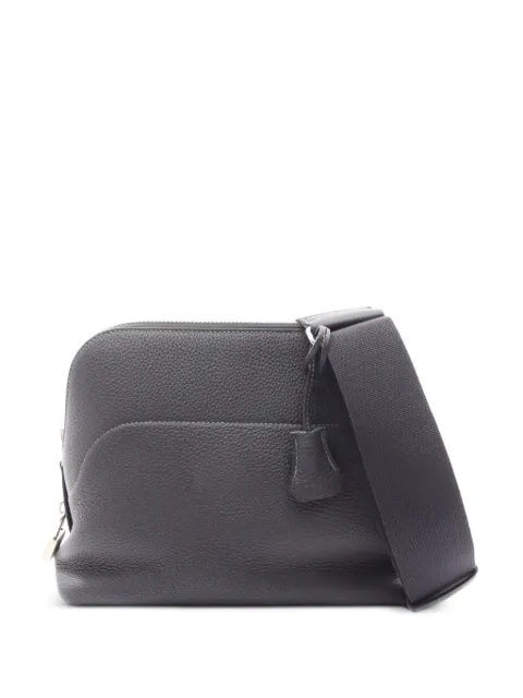 Hermès Pre-Owned 2025 Bolide Togo-leather shoulder bag Blue 1098069K