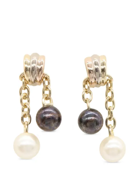 Cartier 2010s Trinity Pearl earrings Gold 1097107956281