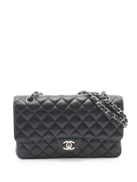 CHANEL Pre-Owned 2018 matelassé double flap shoulder bag Black 109858325232077