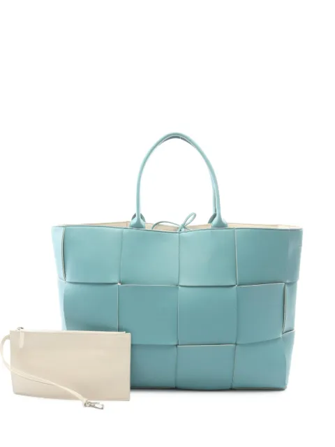 Bottega Veneta Pre-Owned 2010s Arco Intrecciato tote bag Blue 1097602