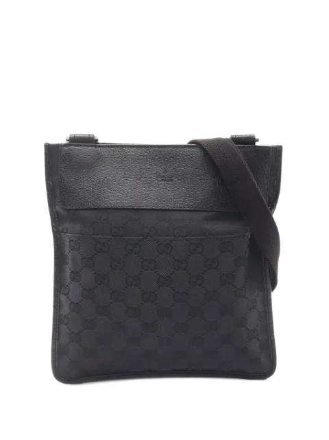Gucci Pre-Owned 2000s GG canvas shoulder bag Black 1096206