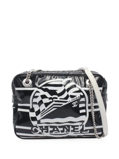CHANEL Pre-Owned 2018-2019 La Pausa chain shoulder bag Black 109798026835548