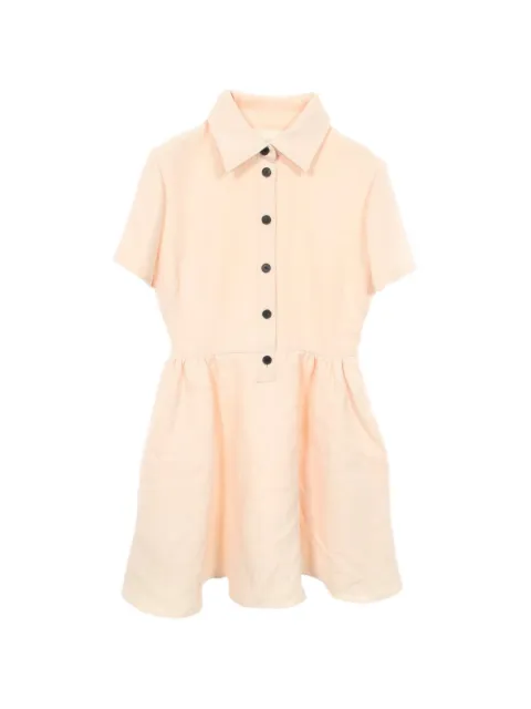Christian Dior Pre-Owned 2010s short-sleeve dress Neutrals 1095204