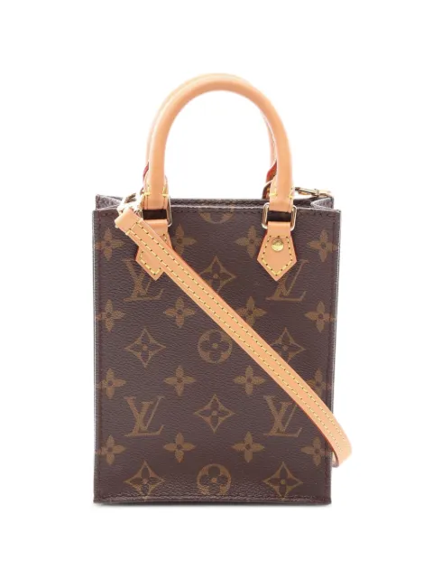 Louis Vuitton Pre-Owned 2020 Petite Sac Plat Monogram handbag Brown 1098158CA3290
