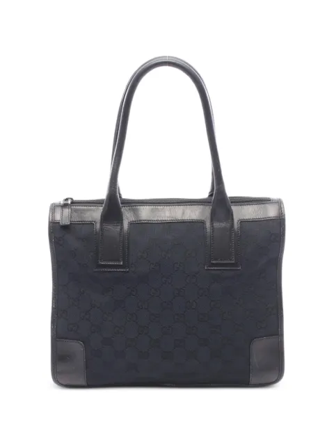 Gucci Pre-Owned 2000s GG canvas tote bag Black 1098508