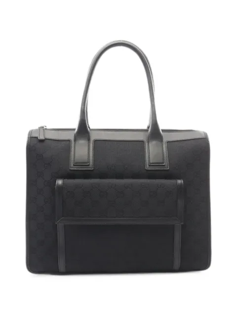 Gucci Pre-Owned 2000s GG canvas tote bag Black 1098476