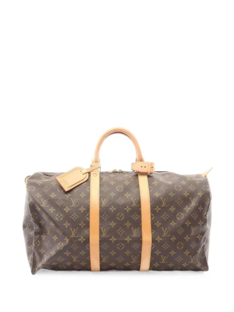 Louis Vuitton Pre-Owned 1999 Keepall 50 monogram holdall bag Brown 1098443FL0999