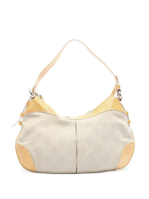 Celine Pre-Owned 2000s Macadam shoulder bag Neutrals 1099434