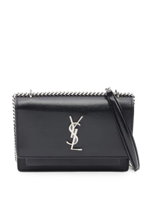 Saint Laurent Pre-Owned 2010s Sunset chain shoulder bag Black 1097023