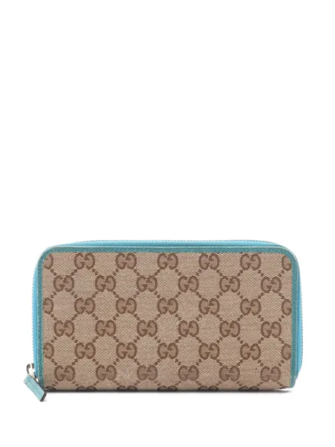 Gucci Pre-Owned 2000s GG-canvas long wallet Neutrals 1083271