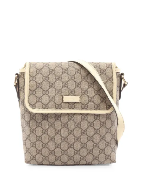 Gucci Pre-Owned 2000s GG Supreme shoulder bag Neutrals 1095587