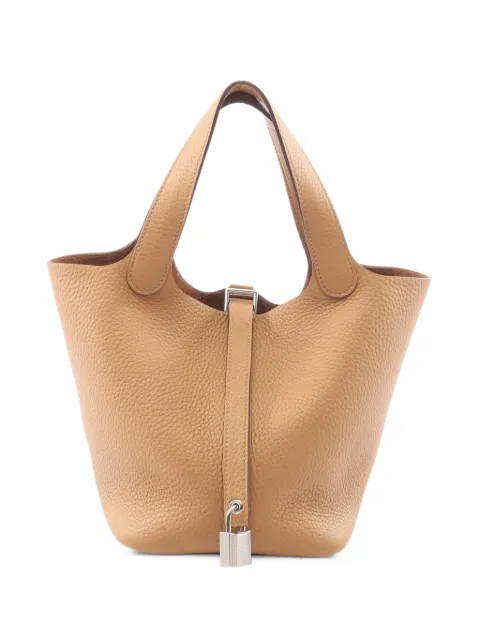 Hermès Pre-Owned 2025 PM Picotin Lock tote bag Brown 1099369K