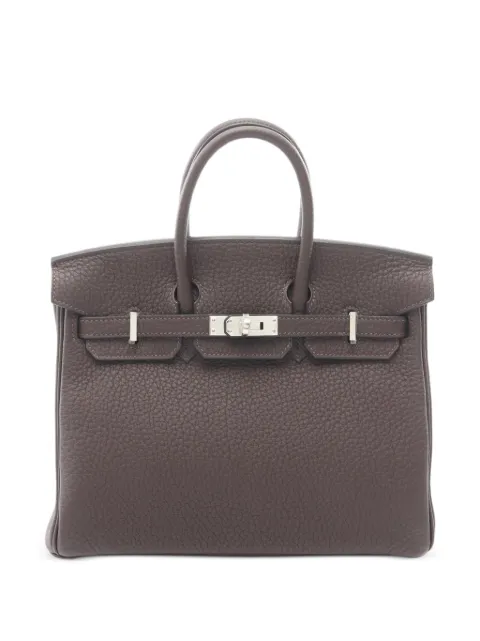 Hermès Pre-Owned 2024 Birkin 25 togo tote bag Brown 1098006W
