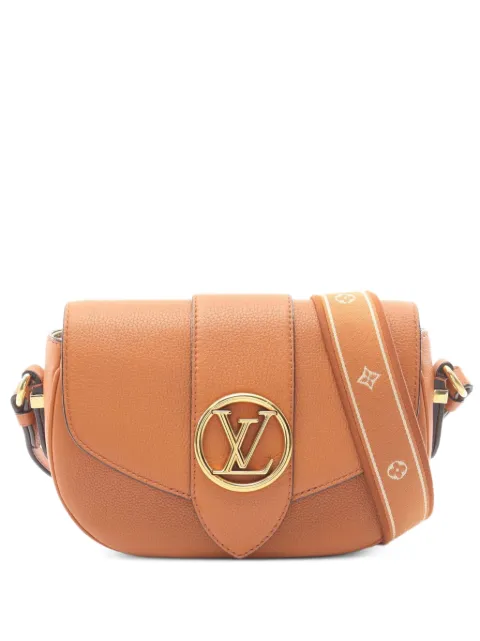 Louis Vuitton Pre-Owned 2010s MM Pont Neuf Soft cross body bag Brown 1097042