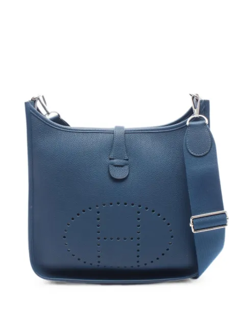 Hermès Pre-Owned 2020 PM Evelyne III shoulder bag Blue 1097997Y