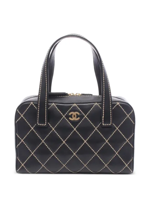 CHANEL Pre-Owned 2006-2008 Wild Stitch tote bag Black 109840111373971