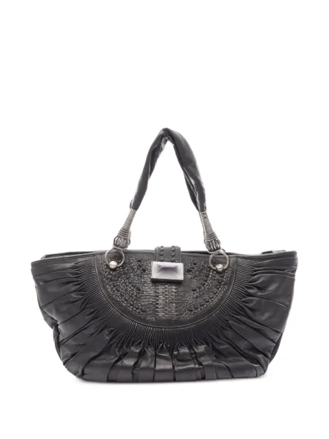 Christian Dior Pre-Owned 2000s Plissé Gather shoulder bag Black 1097977