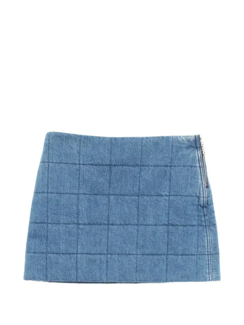 Gucci Pre-Owned quilted mini skirt Blue 1095207