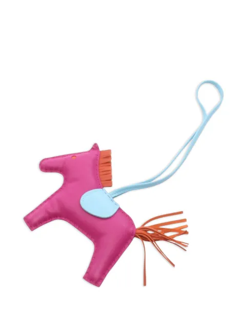 Hermès Pre-Owned 2017 MM Rodeo bag charm Pink 1089057A
