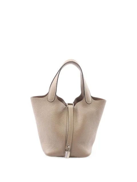 Hermès Pre-Owned 2015 PM Picotan Lock tote bag Neutrals 1099373T