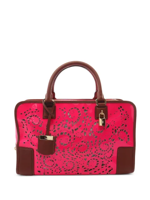 Loewe Pre-Owned 2010s 36 Amazona laser-cut handbag Pink 1098821