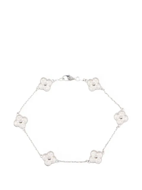 Van Cleef & Arpels Pre-Owned 2010s Sweet Alhambra diamond bracelet Silver 1097177JF905825
