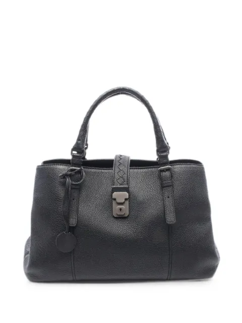 Bottega Veneta Pre-Owned 2010s medium Intrecciato Roma tote bag Black 1098040