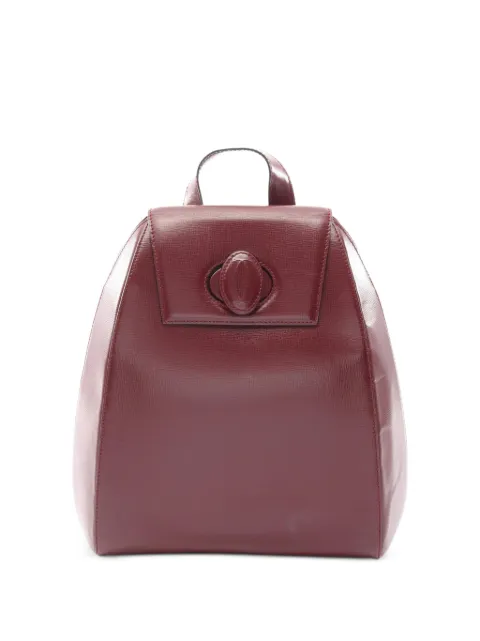 Cartier 2000s Mast line backpack Red 1095146