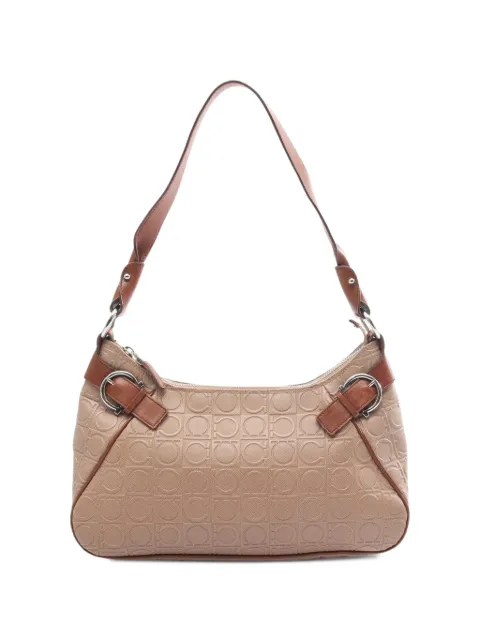 Ferragamo Pre-Owned 2000s Gancini shoulder bag Neutrals 1095592
