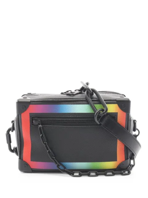 Louis Vuitton Pre-Owned 2019 mini Taïga shoulder bag Black 1098425FL3189