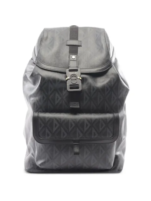 Christian Dior Pre-Owned 2010s small CD Diamond backpack Black 1098035