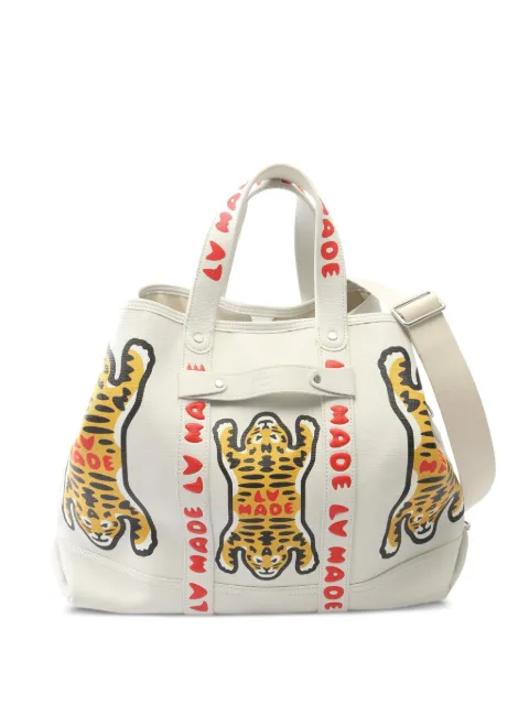 Louis Vuitton Pre-Owned x Nigo Tiger Journey tote bag White 1096881