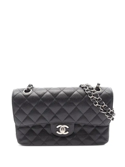 CHANEL Pre-Owned 2005-2006 Matelassé double-flap shoulder bag Black 109858210564286
