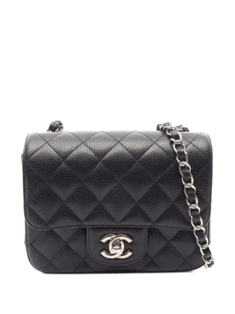 CHANEL Pre-Owned 2010-2011 mini matelassé shoulder bag Black 109883314290302