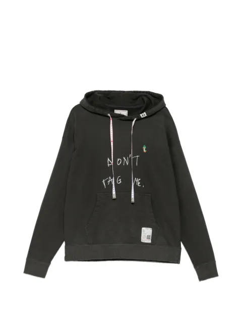 Maison MIHARA YASUHIRO tape-measure drawstring hoodie Grey J17HD771