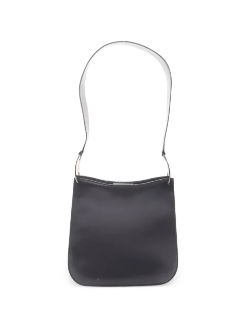 Ferragamo Pre-Owned 2000s logo-engraved shoulder bag Black 1095157