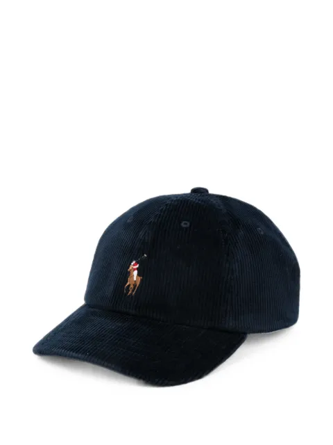 Polo Ralph Lauren logo-embroidered corduroy cap Blue 211A90413001