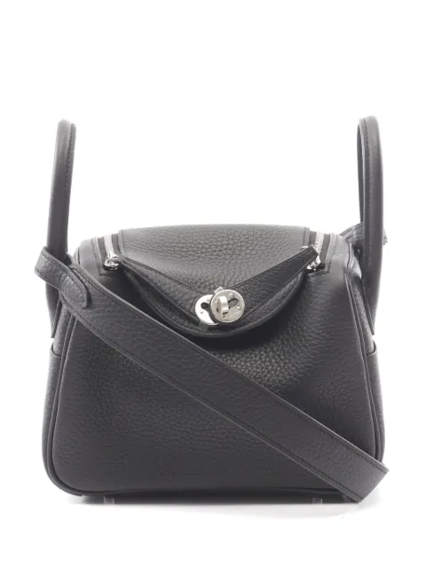 Hermès Pre-Owned mini Lindy shoulder bag Black 1099397G