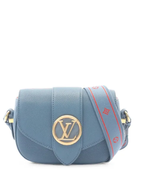 Louis Vuitton Pre-Owned 2010s PM LV Pont 9 shoulder bag Blue 1097040