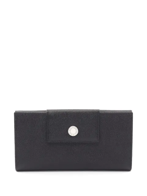 Bvlgari Pre-Owned 2010s Classico trifold wallet Black 1096209
