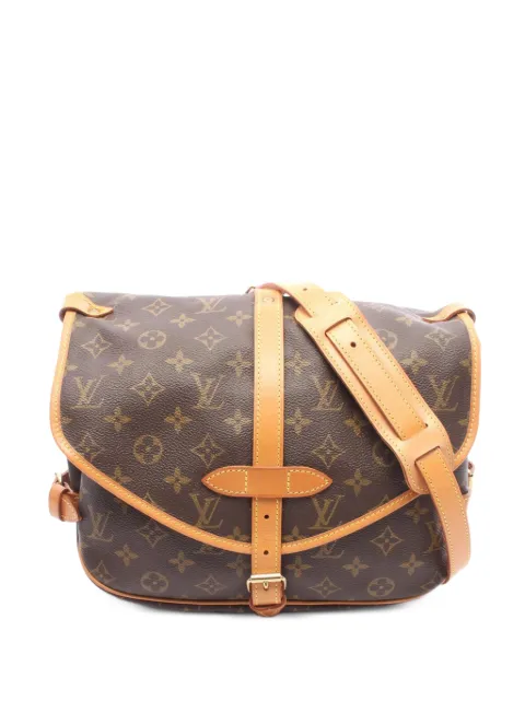 Louis Vuitton Pre-Owned 1993 30 Saumur Monogram shoulder bag Brown 1098931AR1923